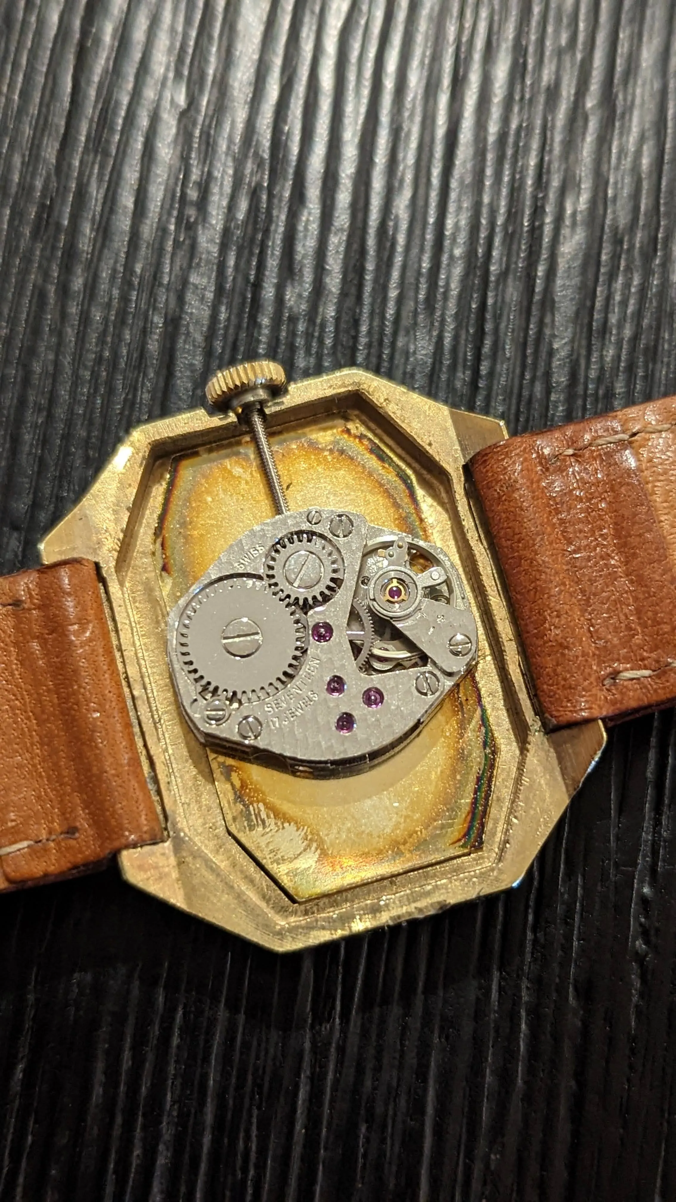 Vintage NIVADA Watch 17 Jewels Cal. FHF 69-21 Swiss Made Retro Wristwatch