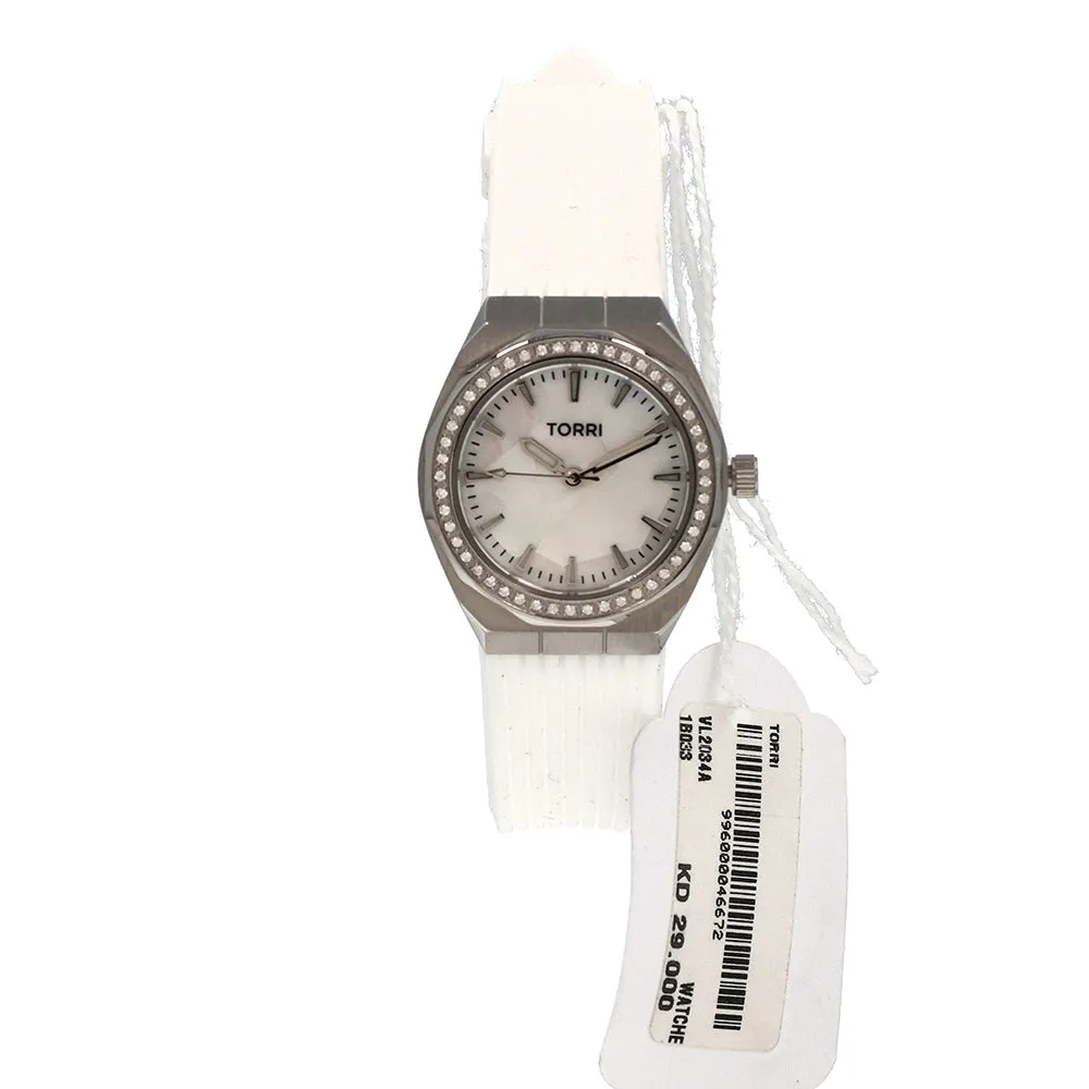 Women 23mm White Watch