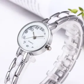 Women's Fashion Elegant Silver Bracelet Watch
