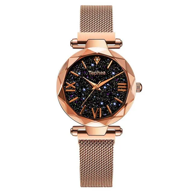 Womens Female Starry Luxury Watches
