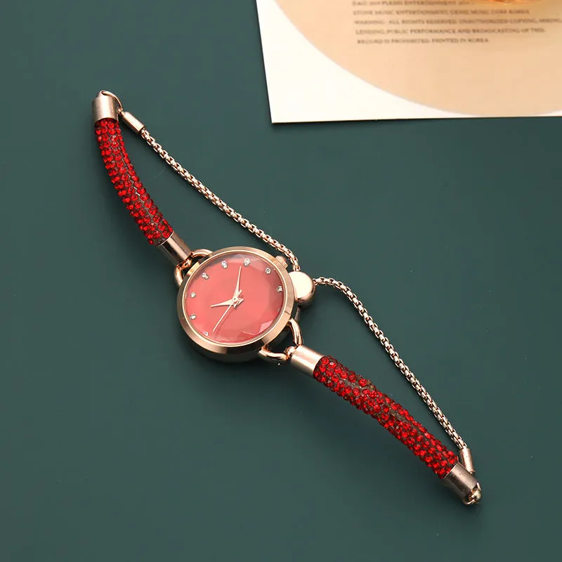 Women's Quartz Fashion Watch with Niche Bracelet Band