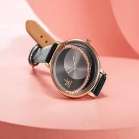 Women's Simple Watches Crystal Quartz Wrist Watches #K0088