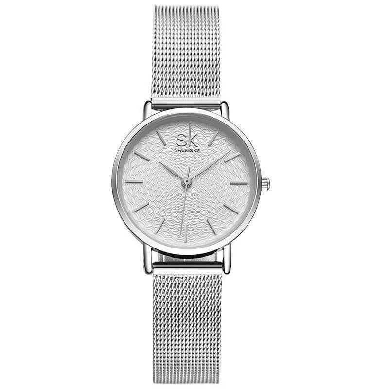 Women's Simple Watches Mesh Stainless Steel Casual Wristwatches #K0006