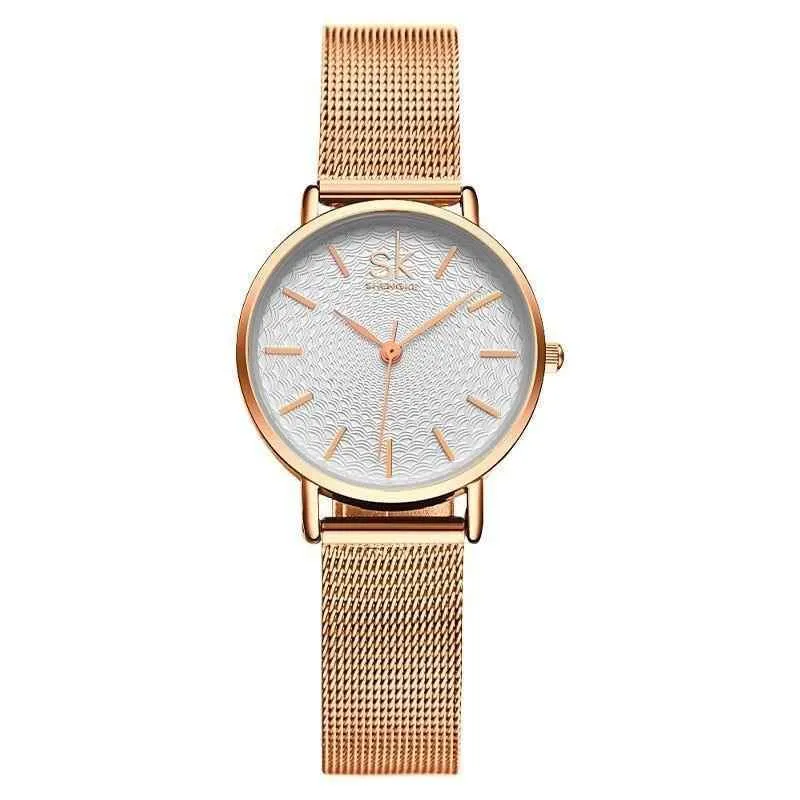 Women's Simple Watches Mesh Stainless Steel Casual Wristwatches #K0006