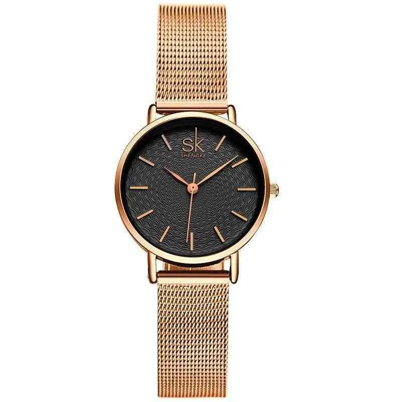 Women's Simple Watches Mesh Stainless Steel Casual Wristwatches #K0006