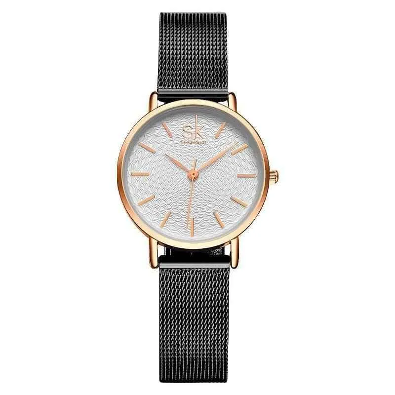 Women's Simple Watches Mesh Stainless Steel Casual Wristwatches #K0006