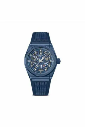 zenith defy classic 41mm blue ceramic men's watch